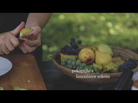 Velika slovenska kuharica: Hruške s kremo iz gorgonzole