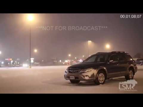 11-17-16 Rapid City, South Dakota Snow into the Overnight