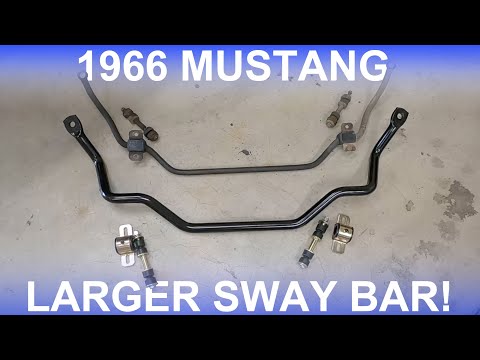 How to install a larger Front Sway Bar in a 1966 Mustang