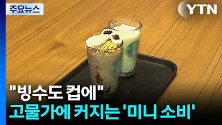 "빙수도 컵에"...고물가에 커지는 '미니 소비' / YTN