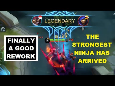 New Hanzo Revamped Legendary Gameplay (Great Rework) The Strongest Ninja Has Arrived Mobile Legends