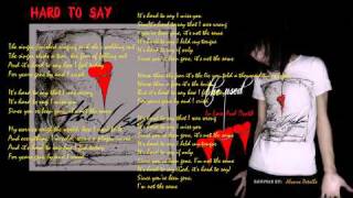 The Used - Hard To Say (Lyrics).mp4