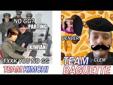 Starcraft 2: TEAM KIMCHI (Parting/Kiwian) vs TEAM BAGUETTE (Clem/Denver)