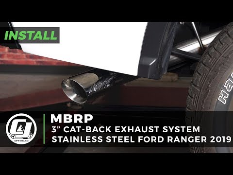 2019 Ford Ranger Install: MBRP 3 Inch Single Side Exit Cat-Back Exhaust System