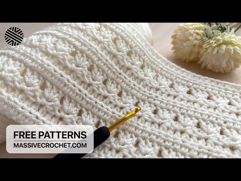 Crochet a VERY EASY & UNUSUAL Pattern for Beginners ⚡️❤️ Crochet Stitch for Baby Blanket & Bag