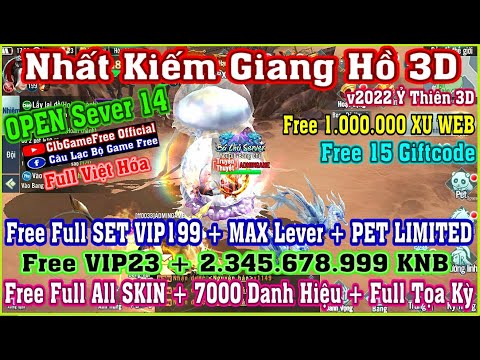 《MobileGame》NKGH:Ỷ Thiên 3D - Free VIP23 + 2 TỶ KNB + Full SET VIP199 + Full All SKIN +15 CODE #1497