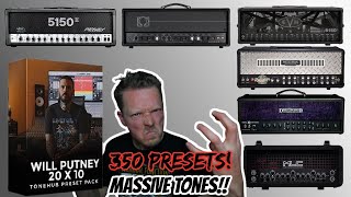 Video thumbnail for STL Tones Will Putney 20x10 Tonehub Preset pack - Metal by Johan Lund