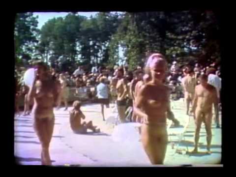 Girls Parade at Nudist Pageant