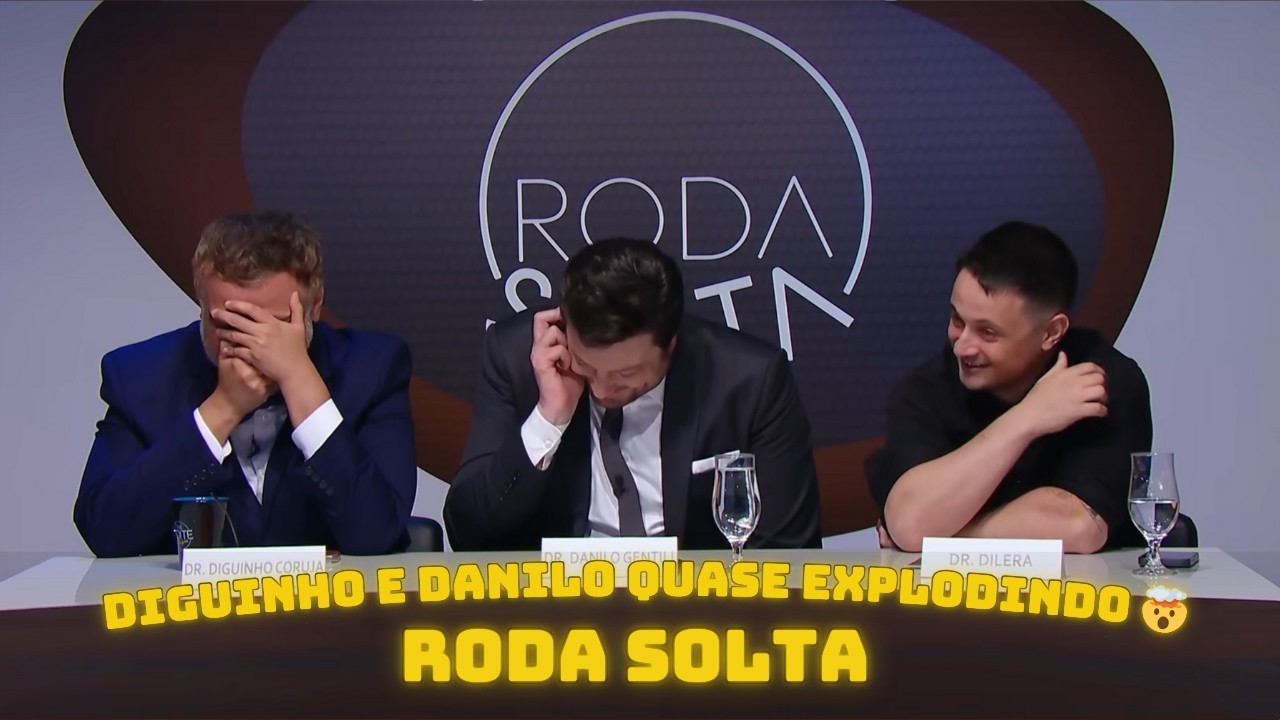 RODA SOLTA: Momentos do DIGUINHO E DANILO GENTILI QUASE EXPLODINDO 🤯 🤪