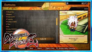 ALL LOBBY CHARACTERS | Dragon Ball FighterZ ALL UNLOCKS