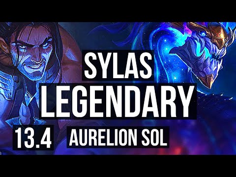 SYLAS vs AURELION SOL (MID) | Quadra, 900+ games, Legendary, 14/4/9 | EUW Master | 13.4