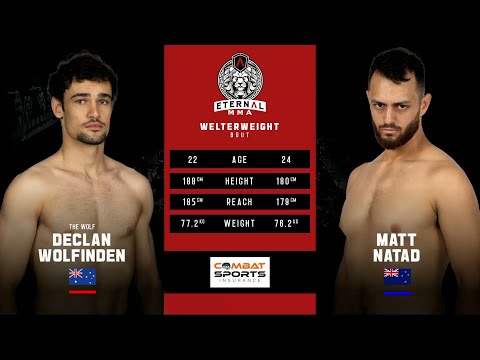 ETERNAL MMA 54 - DECLAN WOLFINDEN VS MATT NATAD - MMA FIGHT VIDEO