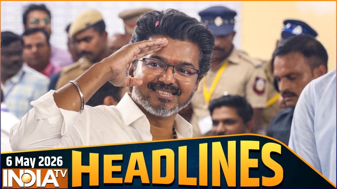Headlines Today : TVK को 'हाथ' का साथ...विजय आज करेंगे दावा पेश | Vijay Thalapathy