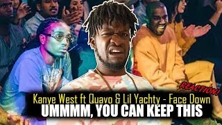 Kanye West - Face Down ft. Quavo &amp; Lil Yachty (REACTION!)