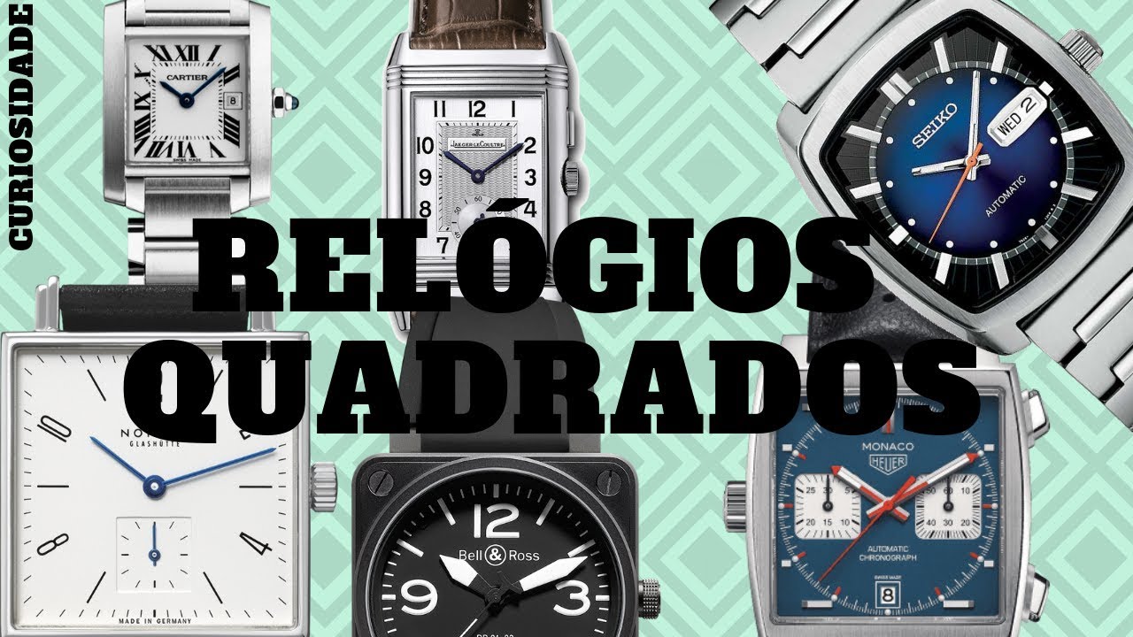 Relógios Quadrados