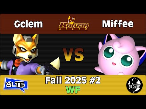 Rowan SSBM Fall 2025 #2: Gclem (Fox) Vs. Miffee (Puff) - WF