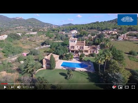 Exklusive Natursteinfinca in S'Horta zur Ferienmiete auf Mallorca