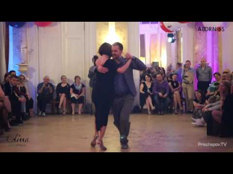  Veronica Palacios  and  Ivan Alexandrov  are  dancing  at  White Nights tango festival  in  2016