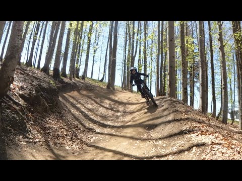 Bikepark Kouty 2024 NOVÁ modrá trasa