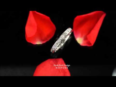 Channel Set Princess Cut Diamond Eternity Ring - Made In Hatton Garden London