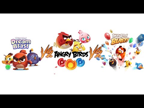Angry Birds Dream Blast vs Angry Birds Pop vs Angry Birds Blast Gameplay #android #ios #angrybirds