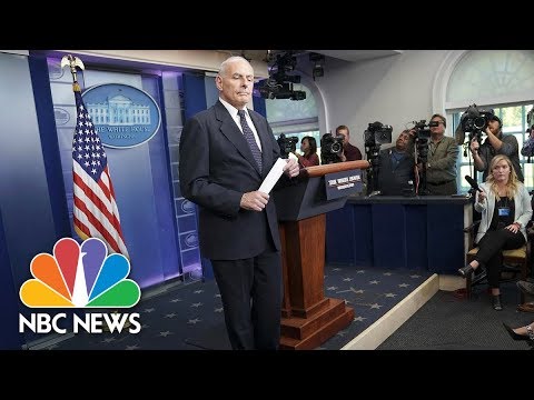 Chief Of Staff General John Kelly Describes His Own Call About Son’s Death In Afghanistan | NBC News