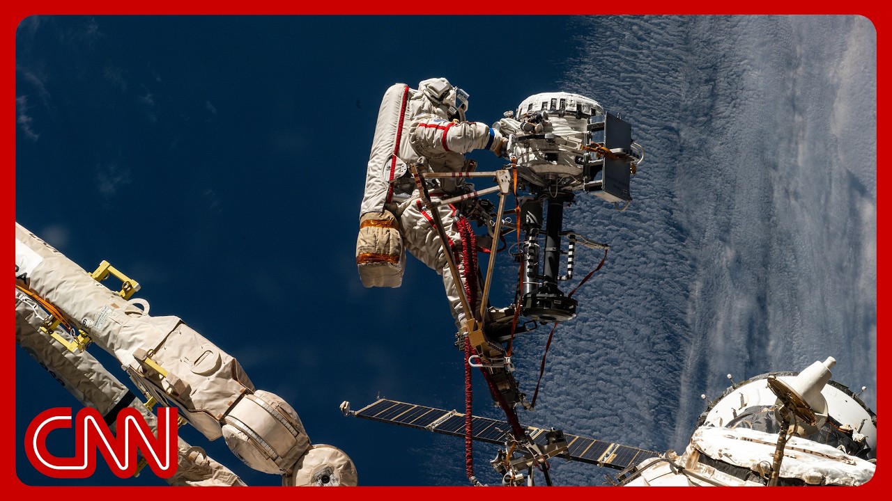 Live: Russian cosmonauts spacewalk outside ISS