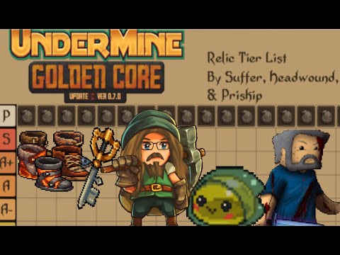 UnderMine Relic Tier List: The Key to the Boot Collection | Feat. Headwound, Priskip (NEW SERIES #1)