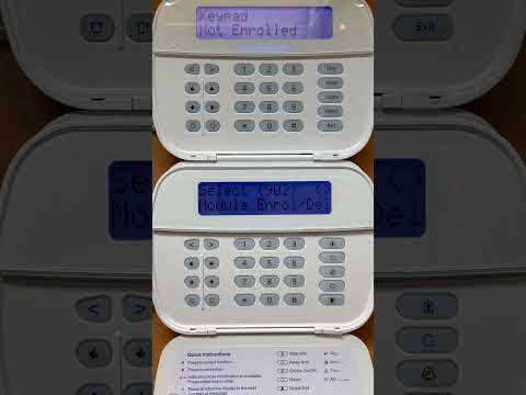 DSC NEO keypad auto enroll