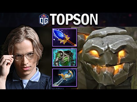 OG.TOPSON SMURF TINY - SUPER HARD GAME - DOTA 2 7.28 GAMEPLAY