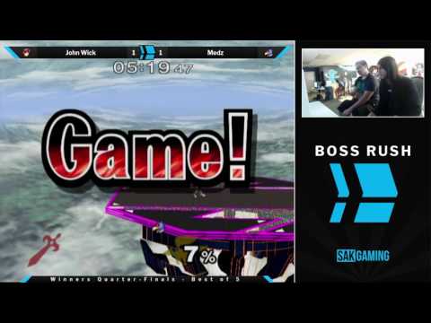 Boss Rush SmashG0D Winners Quarter-Finals - John Wick (Marth) vs Medz (Falco)