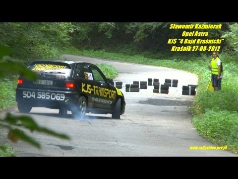 Sławomir Kaźmierak - Opel Astra - KJS "4 Rajd Kraśnicki" Kraśnik 26-08-2012