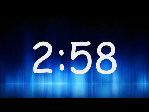 2:58 Minutes Timer / Countdown from 2min 58sec