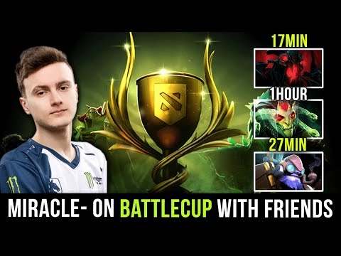 Miracle- on Tier8 Battle Cup - Having Fun With His Favourite Friends - (SF, Medusa, Tinker) - Dota 2