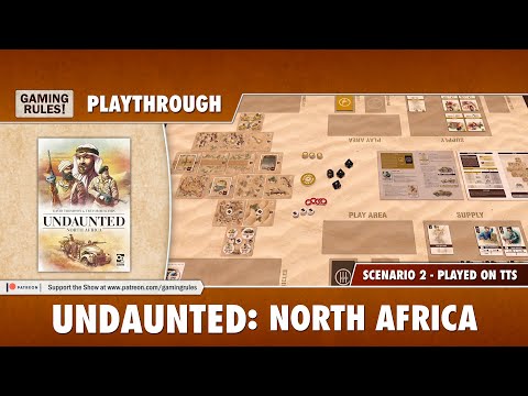 Undaunted: North Africa - Scenario 2 playthrough (on TTS)