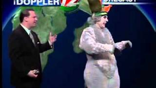 Madagascar's King Julien predicts the weather