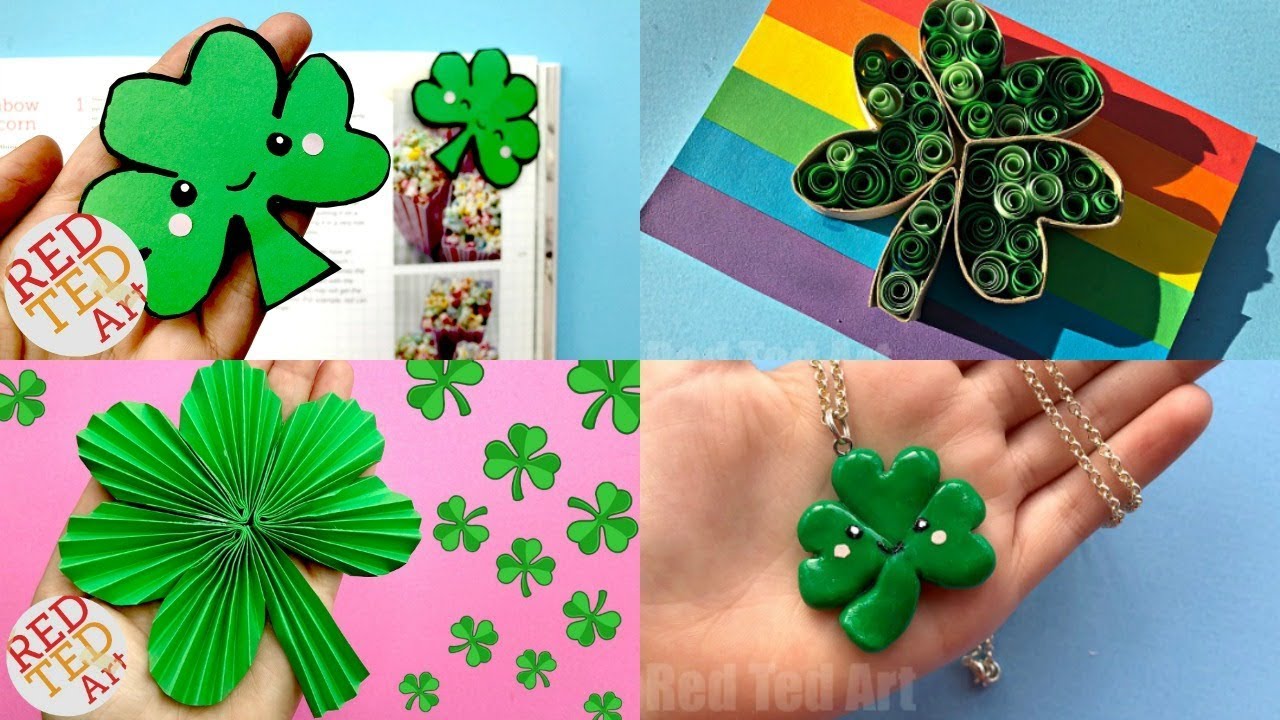 5 Shamrock Crafts for Saint Patrick's Day - Fun Things to Make on St Paddy's!