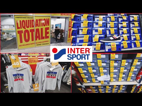 😱🚨INTERSPORT LIQUIDATION TOTALE TOUT DOIT DISPARAITRE -60% 🔥