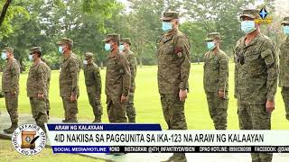 4ID nakiisa sa paggunita sa ika-123 na Araw ng Kalayaan
