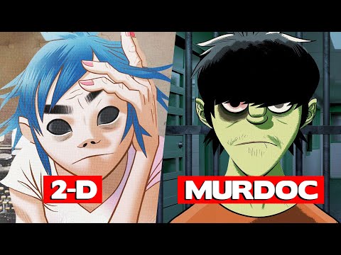 GORILLAZ e a HISTÓRIA de SEUS PERSONAGENS!