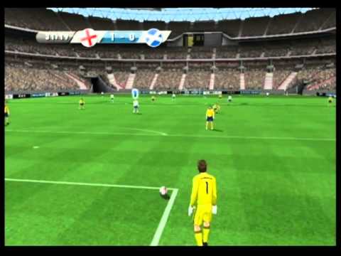 FIFA 11 (Wii) Gameplay: England vs Scotland