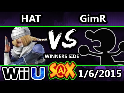 S@X - VGBC | GimR (G&W, Puff) Vs. Hat (Sheik) SSB4 Singles - Smash 4 Wii U