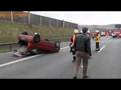 Dramatischer Gaffer-Unfall auf der A9 (22.04.2015)