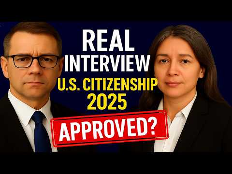 Real U.S. Citizenship Interview 2025 – Officer Asks Tough Personal Questions Before Approval