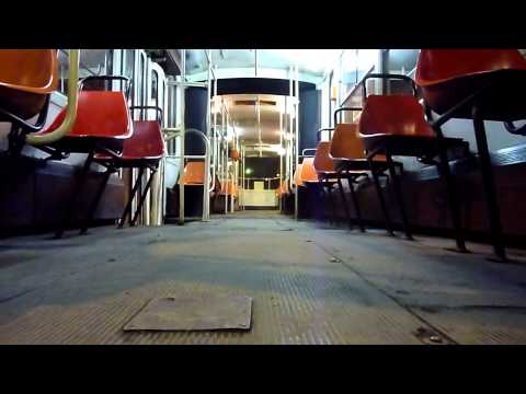 Tatra KT4D Engine Startup & Stop - Oradea