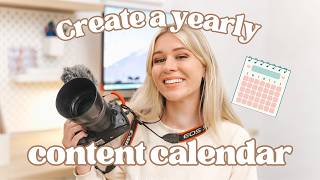 Organise Your Content in 2025 | Tips for Creating a YEARLY Content Calendar 🗓️