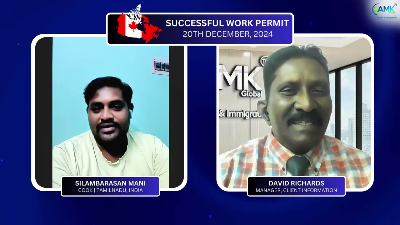 Tamil Nadu to Canada: Silambarasan’s Work Permit Success Story! 👨‍🍳🇨🇦