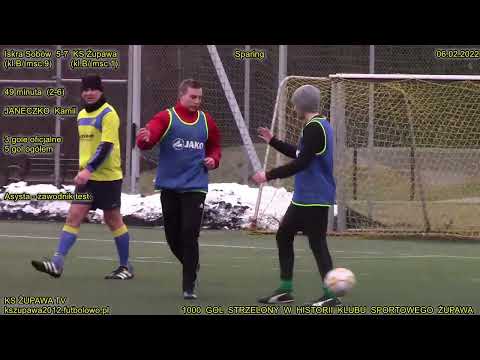 Sparing: Iskra Sobów 5-7 KS Żupawa (Janeczko Kamil 2-6) 06.02.2022