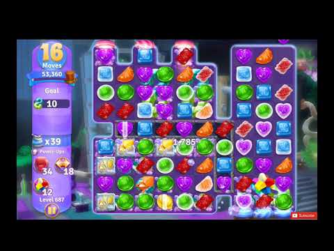 Wonka's World of Candy Level 687 NO BOOSTERS - A S GAMING ✔