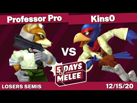 Professor Pro (Fox) VS Kins0 (Falco) Losers Semis - EU Open Final - 5DoM Day 2